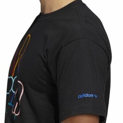 NEW MENS ADIDAS ORIGINALS PEACE SIGN TREFOIL TEE SHIRT ~SIZE XL #HD5269 BLACK