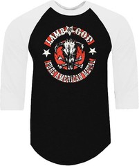 Lamb of God Pure American Metal Raglan 3/4 Sleeve (Multiple Variations)