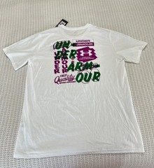 Under Armour Men’s Extra Large XXL 2XL Vintage Type T-Shirt White Loose NWT