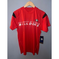 G-III Sports Georgia Bulldogs Mens Small Red Performance T-Shirt NWT NCAA UGA