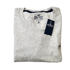 Hollister Men’s T-Shirt Must-Have Collection, Gray Size Small NWT