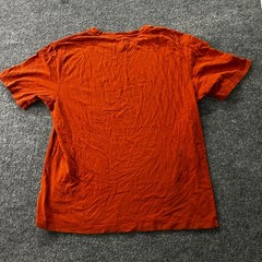 Cremieux T-Shirt Mens Size L Orange Graphic Print Short Sleeve Cotton Casual Tee
