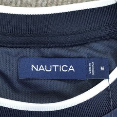 Nautica Shirt Mens Medium Blue Turks & Caicos Coastal Club Graphic Tee Nautical