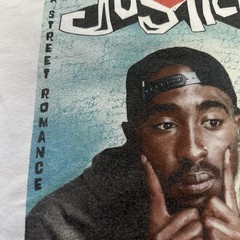 2Pac Poetic Justice Movie Graphic T-Shirt XL 2018 Rap Tee White Tupac