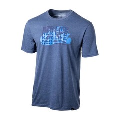 Polaris Mens RZR Life T-Shirt Tee Soft Lightweight Comfortable Navy