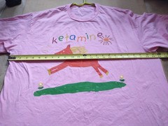 Ketamine Pony Nurse Meme Pink T-Shirt Cotton Adult Unisex L/XL Tee Horse Tiktok