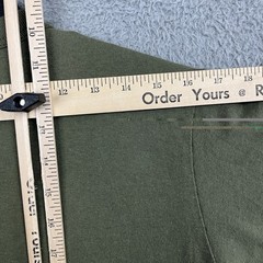 VTG Soffe T Shirt Tag M 17.5” PTP Single Stitch Sleeve Army Green Olive Military