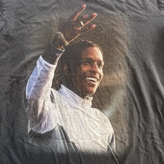 Graphic ASAP Rocky T Shirt Men’s Size Medium Black 100% Cotton