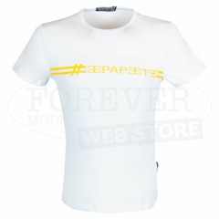 Men’s Papeete short Sleeve Turtleneck Printed Logo Fluo Art. PAP4666 B