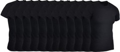 BILLIONHATS 12 Pack Plus Size Men Cotton T-Shirt Bulk Big Tall Short Sleeve Tees