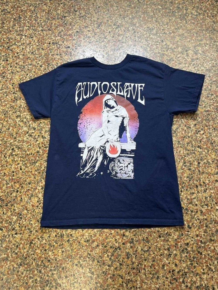 Audioslave Band Navy Tee Shirt Unisex S-5XL Reprint LO259