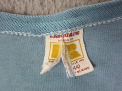 True Vintage Ozarks Shirt Mens Large Blue Lake Point View Resort 50s 60s Cotton