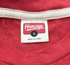Homage Miami Heat T Shirt Men’s Small Red Polyester Cotton Rayon