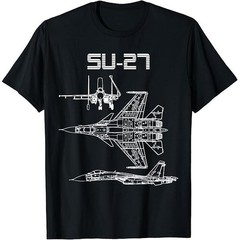 Mig-29 Plane Warbird Blueprint SchematicTEE Shirt Made in the USA Size S to XL
