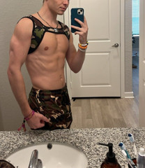JOCKMAIL Men’s Harness Elastic Shoulder Strap Neoprene Harness Crop Top Muscle