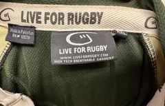 Vintage Y2K Ireland Four Provinces Rugby Shirt Olive Green Live For Rugby L