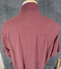 The Foundry Supply Co Adult Men’s Short Sleeve 3 Button Polo LT Autumn Burgundy