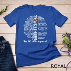 Multiple Sclerosis Awareness MS Survivor Head Warrior Unisex T-shirt