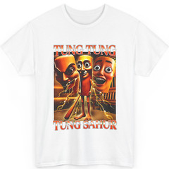 Tung Tung Tung Sahur Funny Meme Brainrot Humor Gen Z Unisex T-Shirt