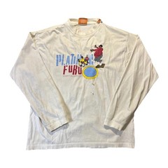 VTG Platinum Fubu Shirt Mens L 16/18 Thrashed Fat Albert Junkyard Gang Grunge