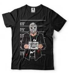 Friday 13th T-shirt Jason Popular Culture Shirt Counselor Camping T-shirt