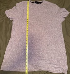 Men’s Marc Anthony Luxury V-Neck Tee Peony Heather Pink