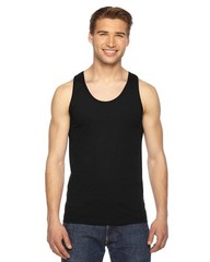 12 New American Apparel Unisex Fine Jersey Sleeveless Tanks BB2408W Size Medium