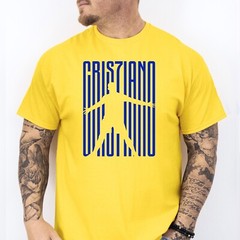CRISTIANO 7 Football themed Soft Ring Spun Pre-Shrunk Cotton T-Shirt