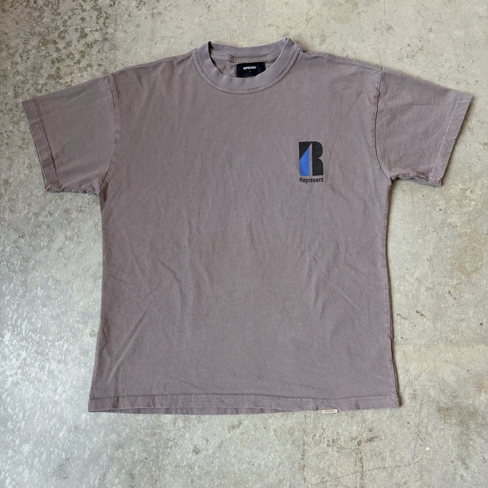 Represent Decade Of Speed Graphic T Shirt Brown Logo Cotton Portugal Men’s Large