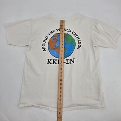 Vintage Sigma Nu Kappa Kappa Gamma Around the World Exchange Shirt XL White VTG