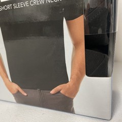32 Degrees Cool Men’s 3 Pack Short Sleeve Crew Neck Tee T-Shirt BLACK MEDIUM Dry