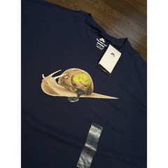NEW NIKE SB “Snail Tee” MEN’S MIDNIGHT NAVY YELLOW SHIRT Sz 2XL FZ5283-410