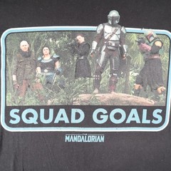 Star Wars Mandalorian Squad Goals T Shirt Mens Size Large Black