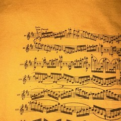 VTG 90s Miami Youth Symphony Shirt L Sheet Music Anvil Made In USA Single Stitch