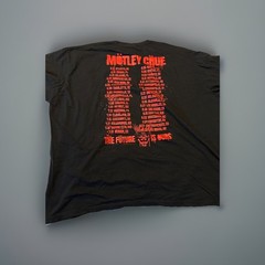 Motley Crue Band Tshirt – The Future Is Ours – Size 3XL Black W Red