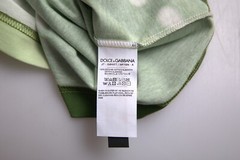 DOLCE & GABBANA T-shirt Green Gorilla Cotton Short Sleeves IT46 / US36 / S