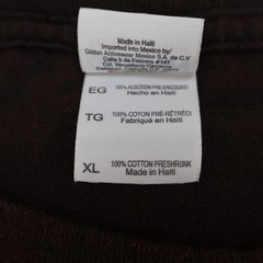 Hooligan Graphic T-Shirt Mens XL Brown Streetwear Tee (see photo for flaw)