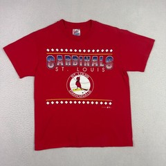 Vintage St. Louis Cardinals Shirt Mens S Graphic Single Stitch Sportswear 90s