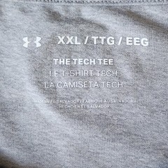 Under Armour T Shirt Mens XXL Gray Tech Tee Short Sleeve Gym Workout 1326413 EUC