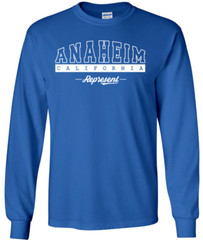 Anaheim California State T-Shirt Long Sleeve Graphic Tees Unisex apparel Design