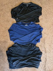 Gildan APT.9 Premier Flex DSG Men’s Size S Crew Shirts Lot of 5