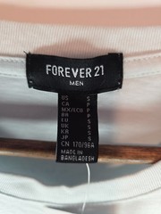 Forever 21 Men’s Never Ending Party Pocket T-Shirt Small Pale Aqua NWT