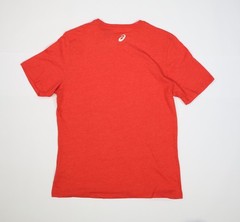 ASICS Shirt Mens Medium Red Global Sporting Goods Logo Graphic Tee Tagless