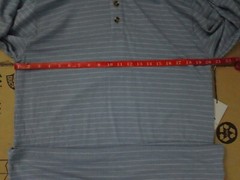 NWT Men’s Large C & C California Brand Striped Long Sleeve Henley Blue Shirt