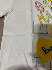 Satoshi Nakamoto Los Angeles Graphic Print Men’s T-Shirt White Crew Neck L