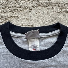 Vintage Mickey Mouse Disney Store Ringer Tee Men’s XL Gray Cartoon Classic USA