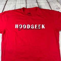 The Hood Geek Mens Red Short Sleeve T-Shirt Size XL