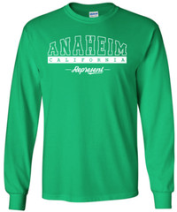 Anaheim California State T-Shirt Long Sleeve Graphic Tees Unisex apparel Design