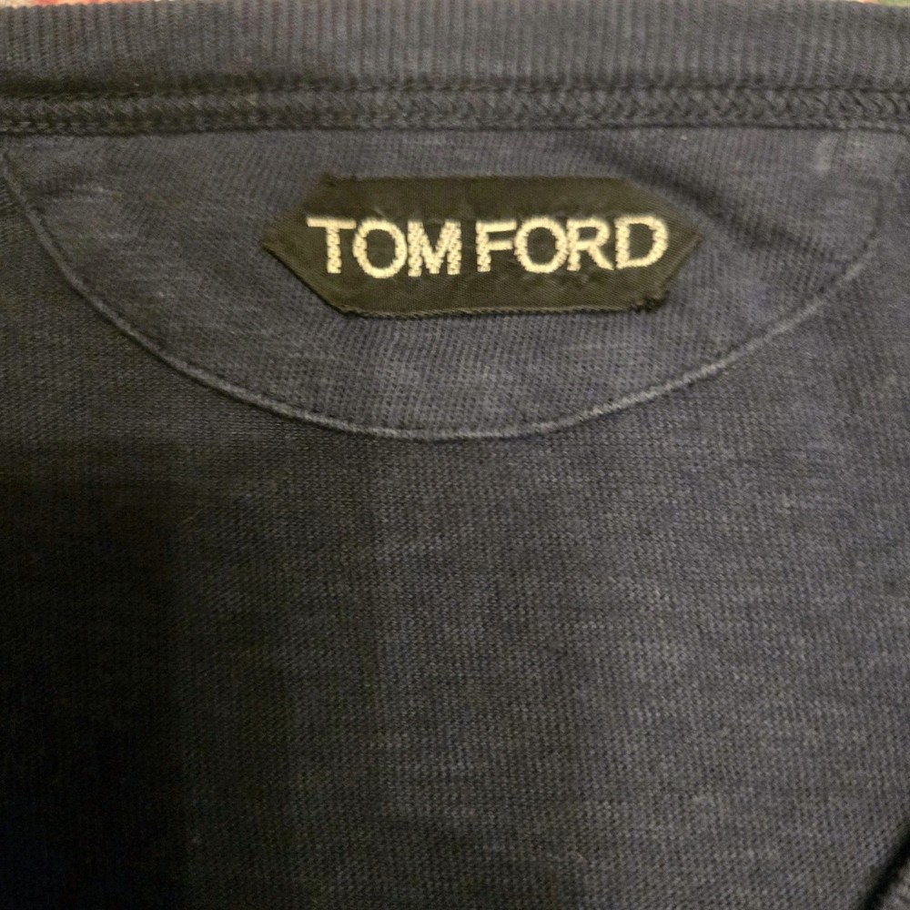 Pre-owned Tom Ford Blue T-shirt Size 46 US 56 EU