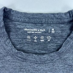 Abercrombie & Fitch Shirt Mens Medium Gray Lightweight Stretch Preppy